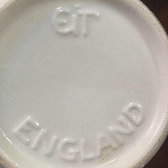 2 coffee tea mug cups EIT made n England blue transfer ware 19th century scenery - Picture 9 of 16